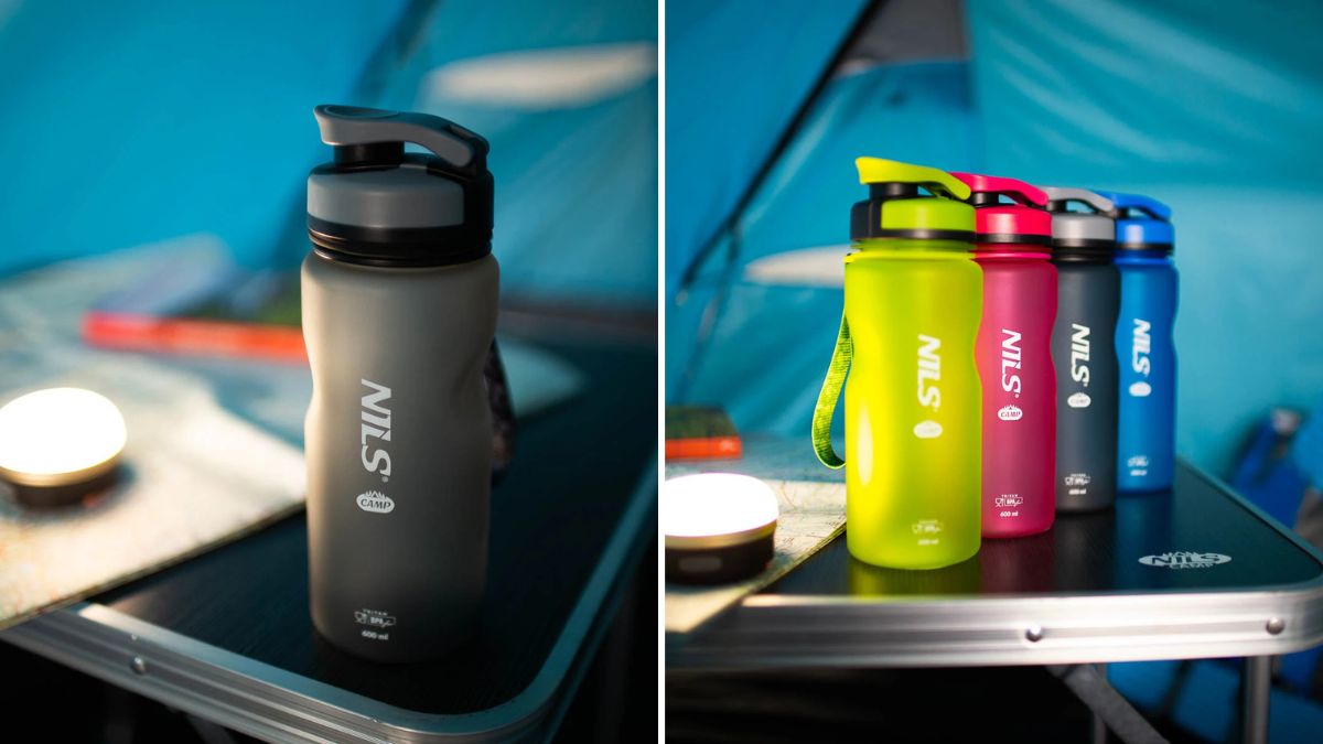 Butelka Tritanowa NILS CAMP NC1740 600ml – kolor czarny Butelka Tritanowa NILS CAMP NC1740 600ml – kolor czarny